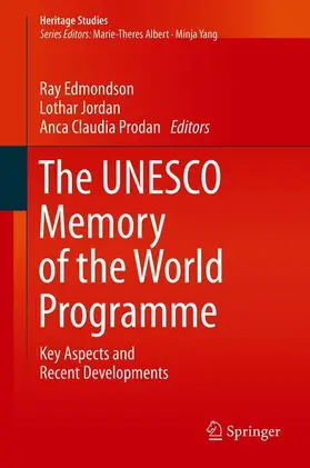 Edmondson / Prodan / Jordan |  The UNESCO Memory of the World Programme | Buch |  Sack Fachmedien