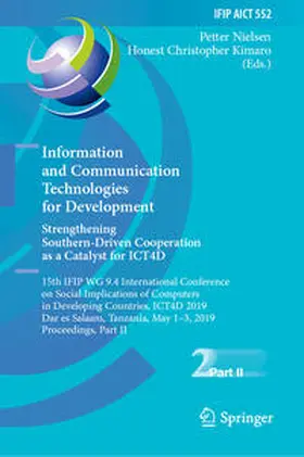 Nielsen / Kimaro |  Information and Communication Technologies for Development. Strengthening Southern-Driven Cooperation as a Catalyst for ICT4D | eBook | Sack Fachmedien