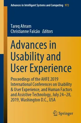 Falcão / Ahram |  Advances in Usability and User Experience | Buch |  Sack Fachmedien