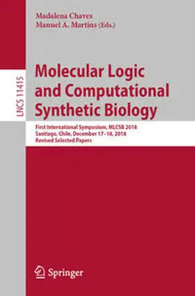 Chaves / Martins | Molecular Logic and Computational Synthetic Biology | E-Book | sack.de
