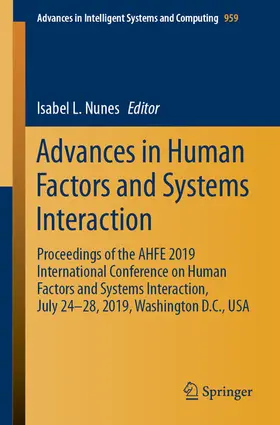 Nunes | Advances in Human Factors and Systems Interaction | E-Book | sack.de