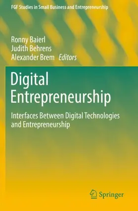 Baierl / Brem / Behrens |  Digital Entrepreneurship | Buch |  Sack Fachmedien