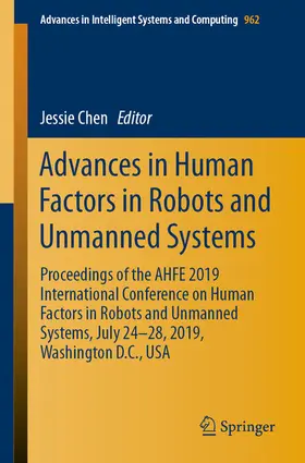 Chen |  Advances in Human Factors in Robots and Unmanned Systems | eBook | Sack Fachmedien