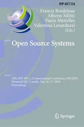 Bordeleau / Sillitti / Meirelles | Open Source Systems | E-Book | sack.de