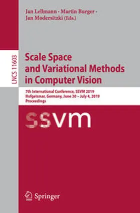 Lellmann / Burger / Modersitzki |  Scale Space and Variational Methods in Computer Vision | eBook | Sack Fachmedien