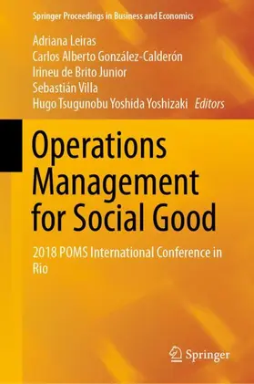 Leiras / González-Calderón / Yoshizaki |  Operations Management for Social Good | Buch |  Sack Fachmedien