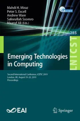 Miraz / Excell / Ali |  Emerging Technologies in Computing | Buch |  Sack Fachmedien