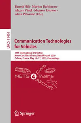Hilt / Berbineau / Vinel |  Communication Technologies for Vehicles | eBook | Sack Fachmedien