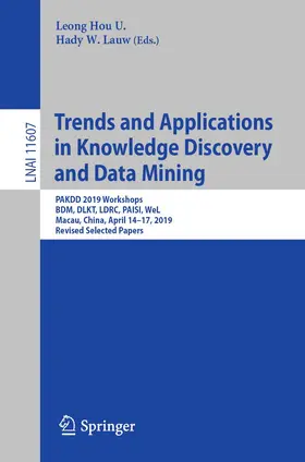 U. / Lauw |  Trends and Applications in Knowledge Discovery and Data Mining | Buch |  Sack Fachmedien