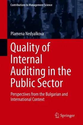 Nedyalkova |  Quality of Internal Auditing in the Public Sector | Buch |  Sack Fachmedien
