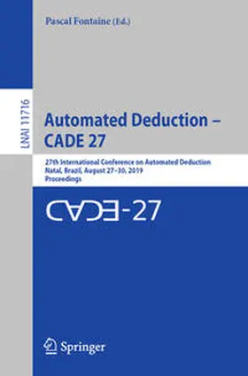 Fontaine | Automated Deduction – CADE 27 | E-Book | sack.de