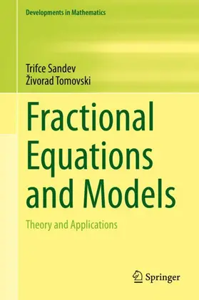 Tomovski / Sandev |  Fractional Equations and Models | Buch |  Sack Fachmedien