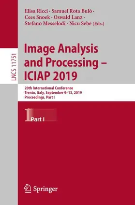 Ricci / Rota Bulò / Sebe |  Image Analysis and Processing - ICIAP 2019 | Buch |  Sack Fachmedien