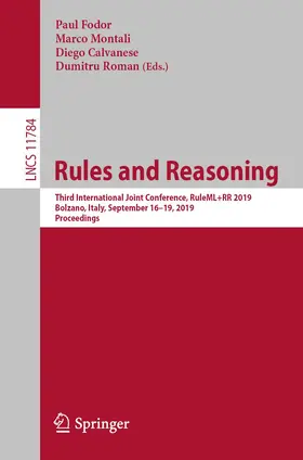 Fodor / Montali / Calvanese |  Rules and Reasoning | Buch |  Sack Fachmedien