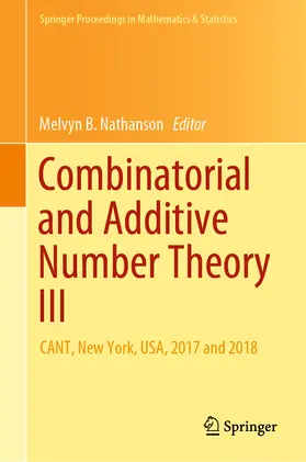 Nathanson |  Combinatorial and Additive Number Theory III | eBook | Sack Fachmedien