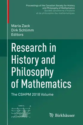 Schlimm / Zack |  Research in History and Philosophy of Mathematics | Buch |  Sack Fachmedien