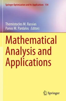 Pardalos / Rassias |  Mathematical Analysis and Applications | Buch |  Sack Fachmedien
