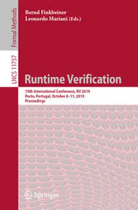 Finkbeiner / Mariani | Runtime Verification | E-Book | sack.de