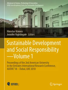 Mateev / Nightingale | Sustainable Development and Social Responsibility—Volume 1 | E-Book | www2.sack.de