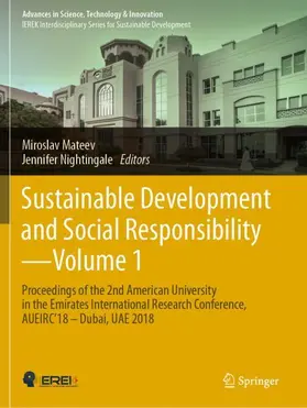 Nightingale / Mateev |  Sustainable Development and Social Responsibility-Volume 1 | Buch |  Sack Fachmedien