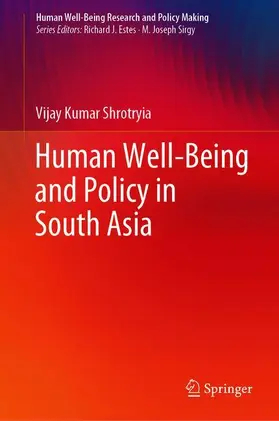 Shrotryia |  Human Well-Being and Policy in South Asia | Buch |  Sack Fachmedien