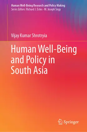 Shrotryia |  Human Well-Being and Policy in South Asia | eBook | Sack Fachmedien