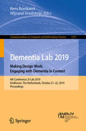 Brankaert / IJsselsteijn |  Dementia Lab 2019. Making Design Work: Engaging with Dementia in Context | eBook | Sack Fachmedien