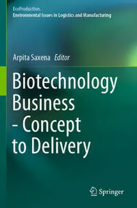 Saxena |  Biotechnology Business - Concept to Delivery | Buch |  Sack Fachmedien