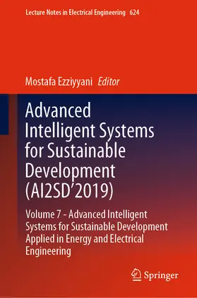 Ezziyyani | Advanced Intelligent Systems for Sustainable Development (AI2SD’2019) | E-Book | sack.de