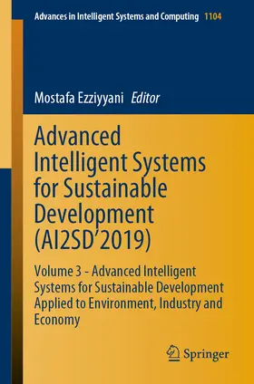 Ezziyyani |  Advanced Intelligent Systems for Sustainable Development (AI2SD’2019) | eBook | Sack Fachmedien
