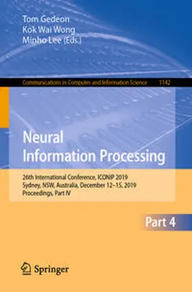 Gedeon / Wong / Lee | Neural Information Processing | E-Book | sack.de