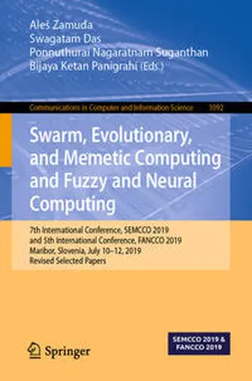 Zamuda / Das / Suganthan |  Swarm, Evolutionary, and Memetic Computing and Fuzzy and Neural Computing | eBook | Sack Fachmedien