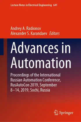 Radionov / Karandaev | Advances in Automation | E-Book | sack.de