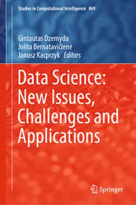Dzemyda / Bernataviciene / Bernataviciene | Data Science: New Issues, Challenges and Applications | E-Book | sack.de
