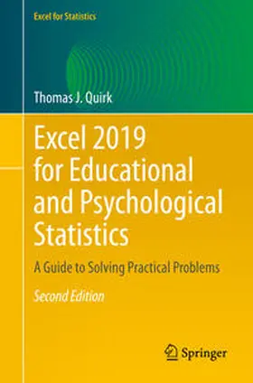 Quirk |  Excel 2019 for Educational and Psychological Statistics | eBook | Sack Fachmedien