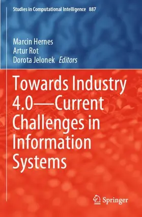 Hernes / Jelonek / Rot |  Towards Industry 4.0 - Current Challenges in Information Systems | Buch |  Sack Fachmedien
