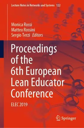 Rossi / Terzi / Rossini |  Proceedings of the 6th European Lean Educator Conference | Buch |  Sack Fachmedien