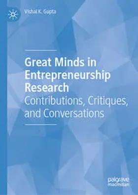 Gupta |  Great Minds in Entrepreneurship Research | eBook | Sack Fachmedien