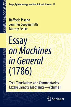 Pisano / Peake / Coopersmith |  Essay on Machines in General (1786) | Buch |  Sack Fachmedien