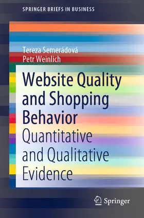 Semerádová / Weinlich |  Website Quality and Shopping Behavior | eBook | Sack Fachmedien