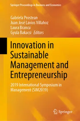 Prostean / Lavios Villahoz / Brancu |  Innovation in Sustainable Management and Entrepreneurship | eBook | Sack Fachmedien