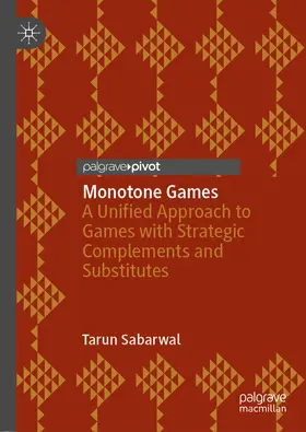 Sabarwal | Monotone Games | E-Book | sack.de