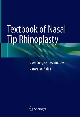 Balaji |  Textbook of Nasal Tip Rhinoplasty | Buch |  Sack Fachmedien