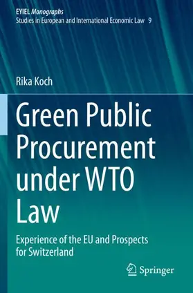 Koch |  Green Public Procurement under WTO Law | Buch |  Sack Fachmedien