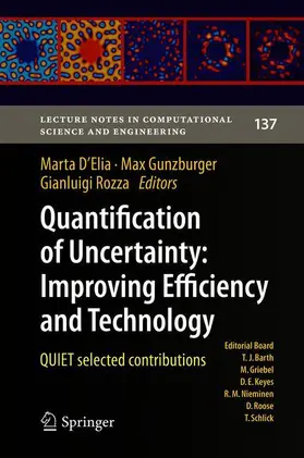 D'Elia / Rozza / Gunzburger |  Quantification of Uncertainty: Improving Efficiency and Technology | Buch |  Sack Fachmedien