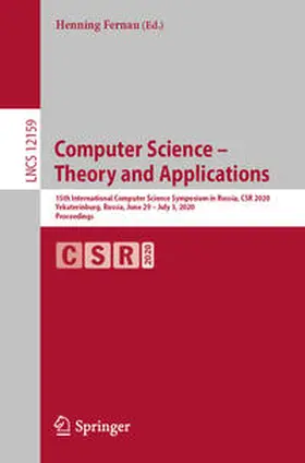 Fernau |  Computer Science – Theory and Applications | eBook | Sack Fachmedien