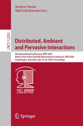 Konomi / Streitz |  Distributed, Ambient and Pervasive Interactions | Buch |  Sack Fachmedien