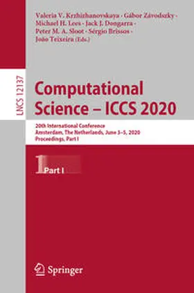 Krzhizhanovskaya / Závodszky / Lees |  Computational Science – ICCS 2020 | eBook | Sack Fachmedien