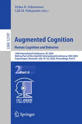 Schmorrow / Fidopiastis | Augmented Cognition. Human Cognition and Behavior | E-Book | sack.de
