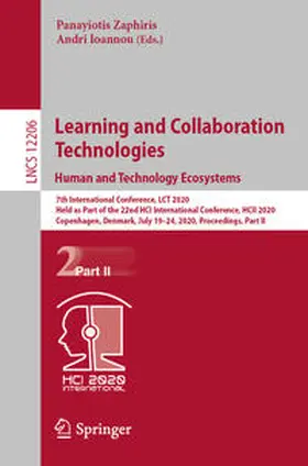 Zaphiris / Ioannou |  Learning and Collaboration Technologies. Human and Technology Ecosystems | eBook | Sack Fachmedien
